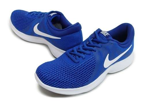Original Mens Nike Revolution 4 (latest) 908988 400 UK 12 (SA 12)