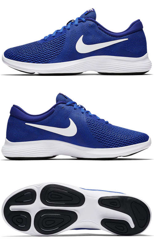 Original Mens Nike Revolution 4 (latest) 908988 400 UK 12 (SA 12)