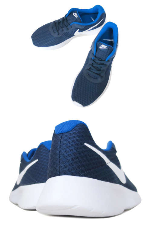 Original Mens Nike Tanjun Shoes MIDNIGHT NAVY 812654 414 Size UK 11.5 SA 11.5