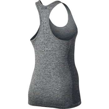 Original Womens NIKE Dri-FIT Knit Running Tank Top Black/Heather 718567 010 Size Medium
