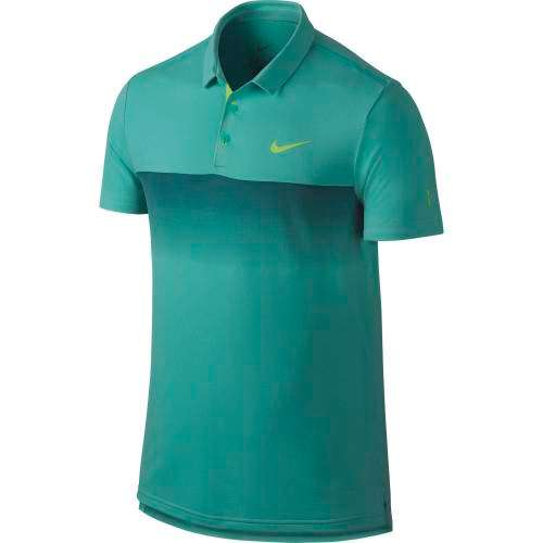 Original Mens Nike Premier Roger Federer (RF) Polo Shirt 2015 - Light Retro/Teal 679086 405 Size XXL