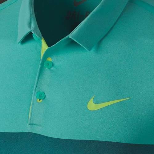 Original Mens Nike Premier Roger Federer (RF) Polo Shirt 2015 - Light Retro/Teal 679086 405 Size XXL