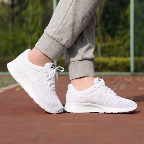 Original Mens Nike Tanjun Shoes White 812654 110 Size UK 12 (SA 12)