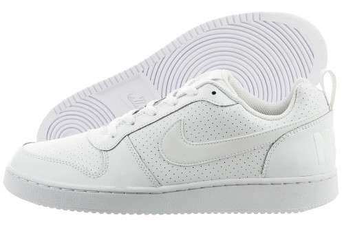 Original Mens Nike Court Borough LOW 838937 111 White Size UK 12 (SA 12)