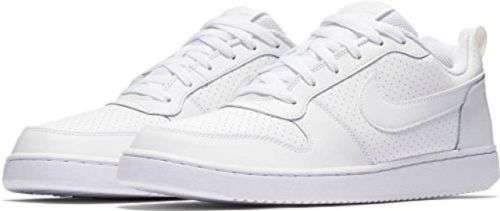 Original Mens Nike Court Borough LOW 838937 111 White Size UK 12 (SA 12)