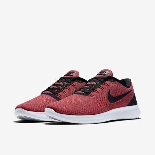 Original Mens Nike Free RN 831508 803 Hyper Orange/ Black Ocean UK 10 (SA 10)