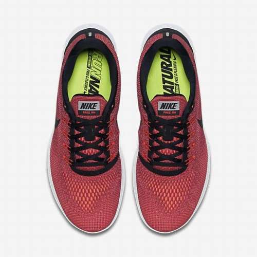 Original Mens Nike Free RN 831508 803 Hyper Orange/ Black Ocean UK 10 (SA 10)