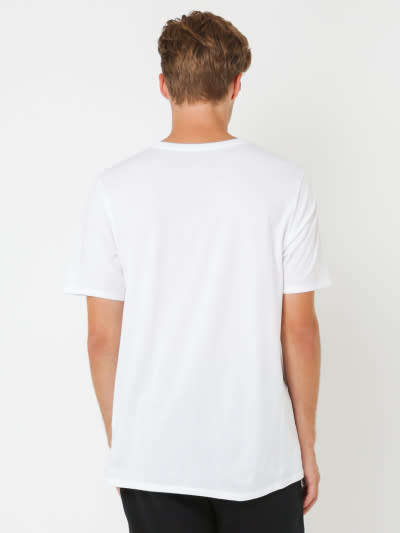 Original Mens Nike Sportswear AIR 3 Short Sleeve T-Shirt in White AA2303 100 Size XL