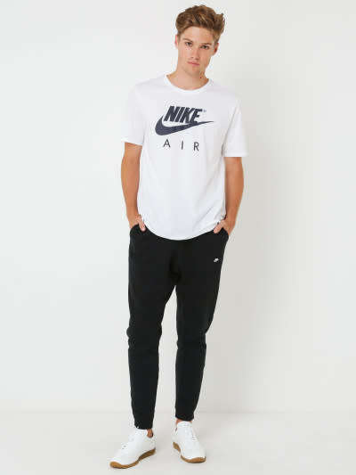 Original Mens Nike Sportswear AIR 3 Short Sleeve T-Shirt in White AA2303 100 Size XL