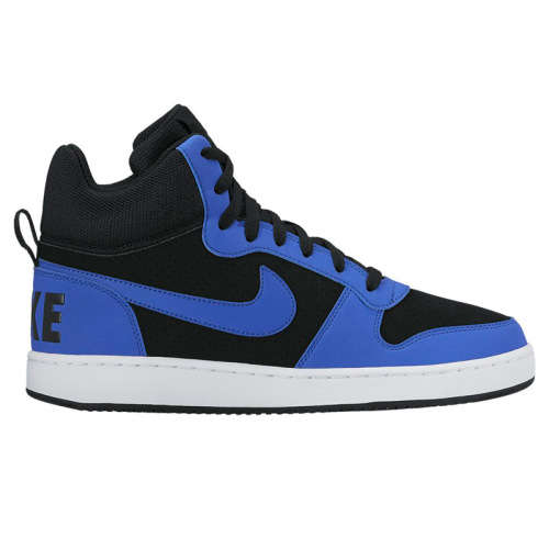Black Friday-Original Mens Nike Court Borough MID 838938-001 Black/Paramount Blue Size UK 11 (SA 11)