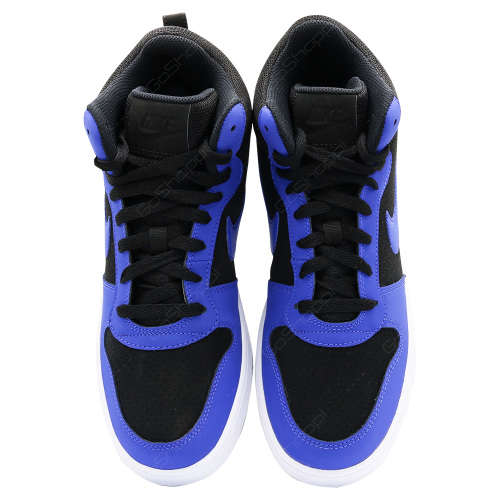 Black Friday-Original Mens Nike Court Borough MID 838938-001 Black/Paramount Blue Size UK 11 (SA 11)