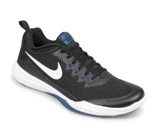 Original Mens Nike LEGEND TRAINER  Black/White/Gym Blue 924206 004 Size UK 11 (SA 11)