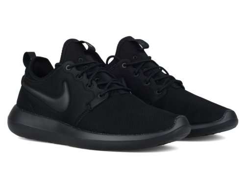 Original Mens NIKE ROSHE TWO 844656 001 Black Size UK 11 (SA 11)