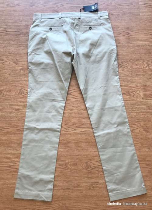 Original Mens POLO Soft Chino Stone Slim Fit Size 36
