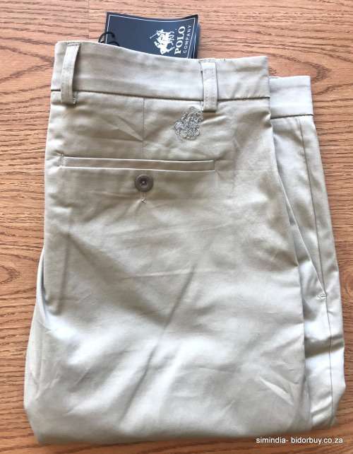 Original Mens POLO Soft Chino Stone Slim Fit Size 36