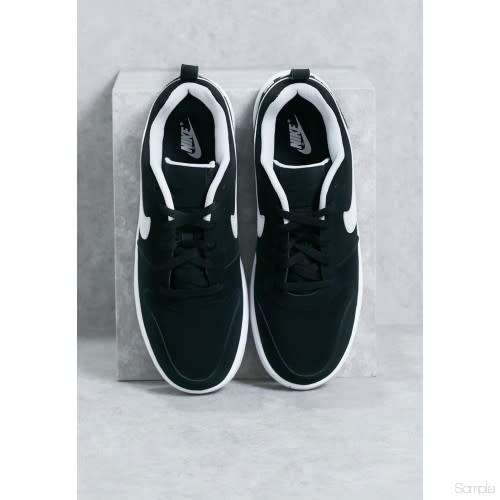 Original Mens Nike Court Borough LOW 838937 010 Black /White Size UK 11 (SA 11)