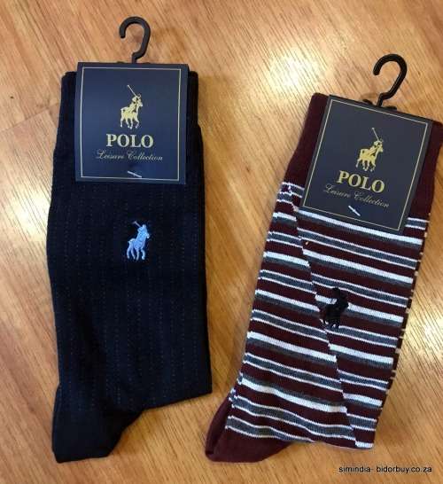 Original Mens POLO FORMAL SOCKS - 2 Pairs on Auction