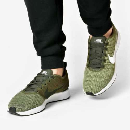 Original Mens Nike DUALTONE RACER CARGO KHAKI/ WHITE 918227 302 UK Size 11 (SA 11)