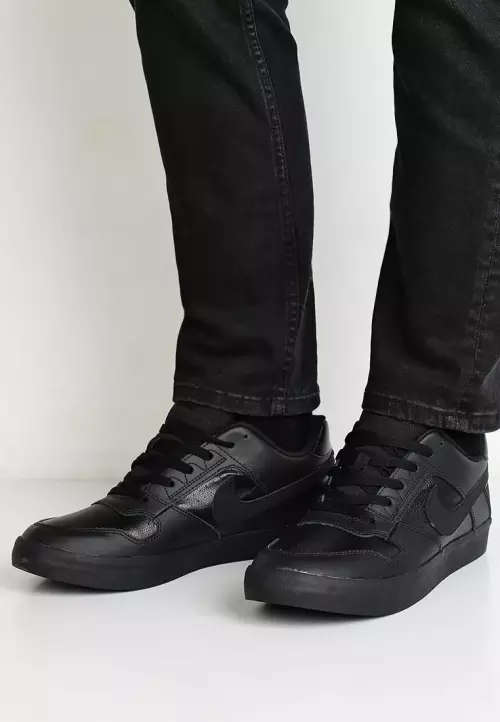 Original Mens NIKE SB DELTA FORCE VULC BLACK/ ANTHRACITE 942237 002 Size UK 11 (SA 11)
