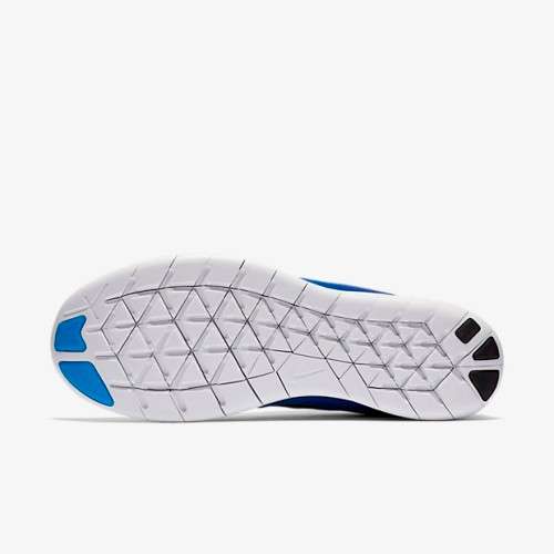 Original Mens Nike Free RN 831508 404  Blue Glow / Bright Crimson Size UK 12 (SA 12)