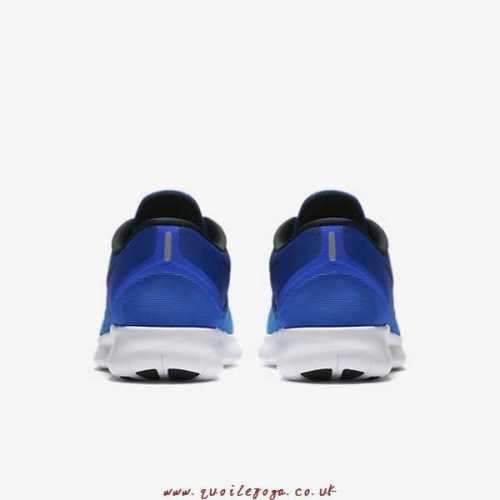 Original Mens Nike Free RN 831508 404  Blue Glow / Bright Crimson Size UK 12 (SA 12)