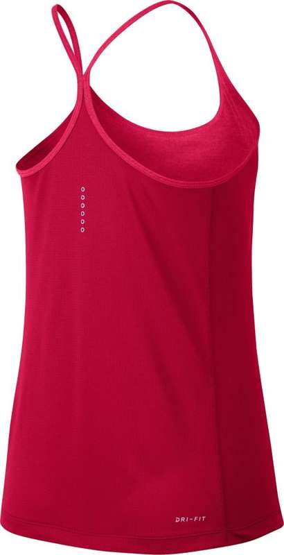 Original Womens Nike DRY MILER RUNNING TANK PINK 831522 618 Size Medium