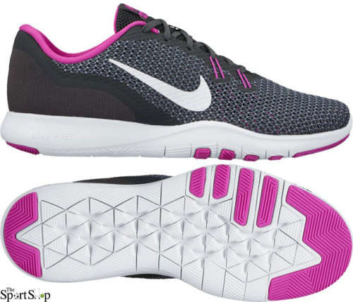 Original Women's NIKE Flex Trainer 7 898479 104 ANTHRACITE Size UK 5 (SA 5)