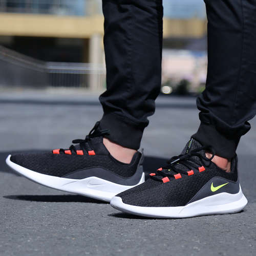 Original Mens Nike VIALE SNEAKERS  (latest) AA2181 001 BLACK/ VOLT SOLAR UK Size 11 (SA 11)