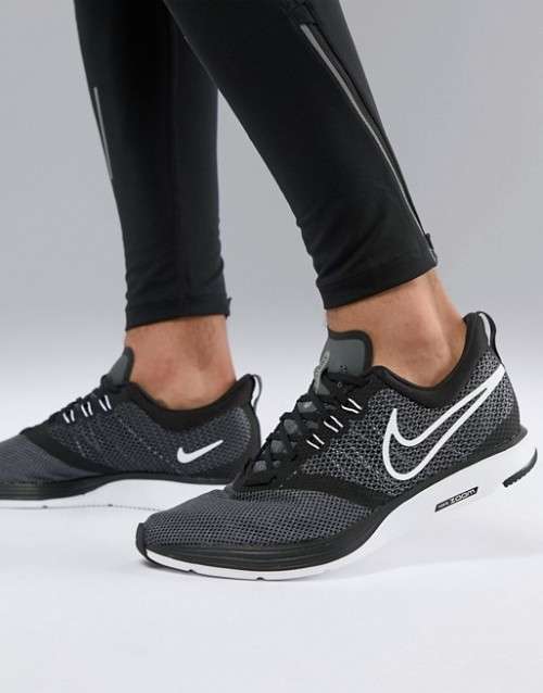 Original Mens Nike Zoom Strike Running Shoes (latest)  AJ0189 001 Black/ White Size UK 12 (SA 12)