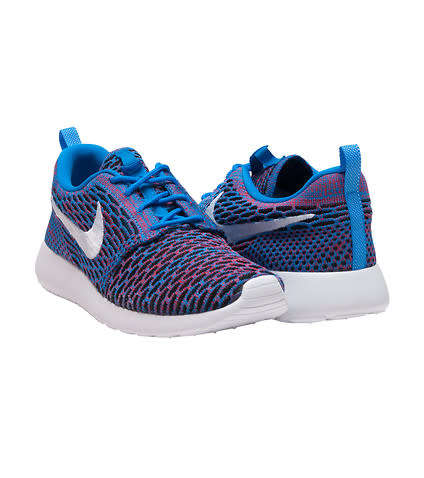 Original Women's NIKE ROSHE ONE FLYKNIT PHOTO BLUE 704927 404 UK Size 5.5 (SA 5.5)