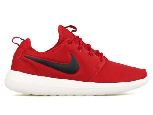 Original Mens NIKE ROSHE TWO GYM RED/ BLACK 844656 600 Size UK 9 (SA 9)
