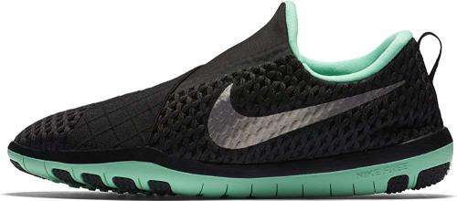 Original Women's NIKE FREE CONNECT BLACK/GREEN GLOW 843966 003 Size UK 4.5 (SA 4.5)