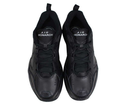 Original Mens NIKE Air MONARCH IV Black/Black 415445 001 Size UK 10.5 (SA 10.5)