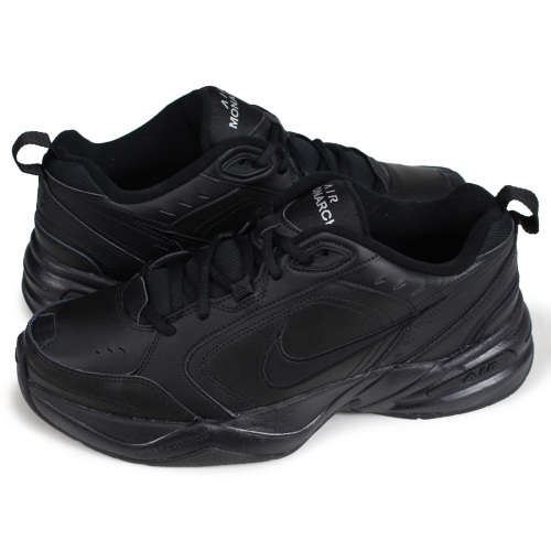 Original Mens NIKE Air MONARCH IV Black/Black 415445 001 Size UK 10.5 (SA 10.5)
