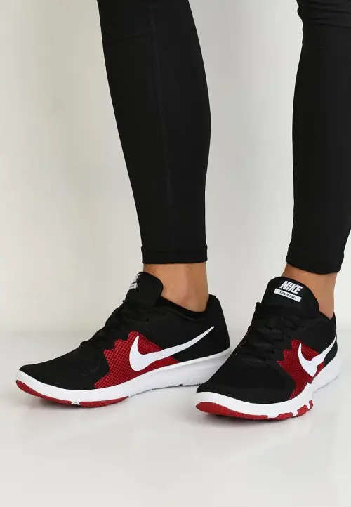 Original Mens Nike Flex Control Training Shoe Black/ Tough Red 898459 060 Size UK 9.5 (SA 9.5)