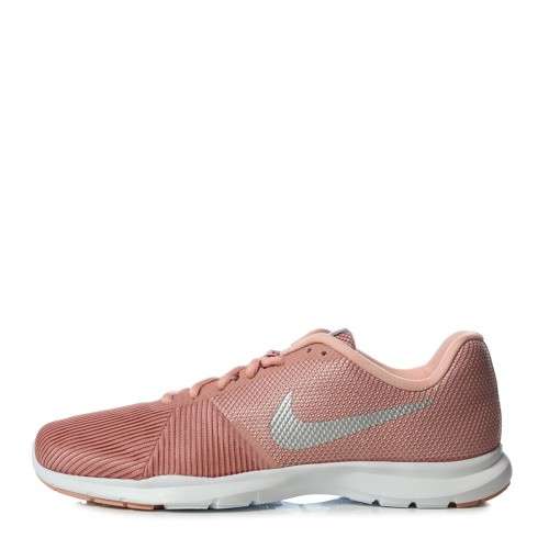 Original Women's Nike Flex Bijoux Rust Pink/ Metallic Silver 881863 610 Size UK 6.5 (SA 6.5)