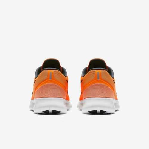Original Mens Nike Free RN 831508 800 Total Orange/ University Red Size UK 12 (SA 12)