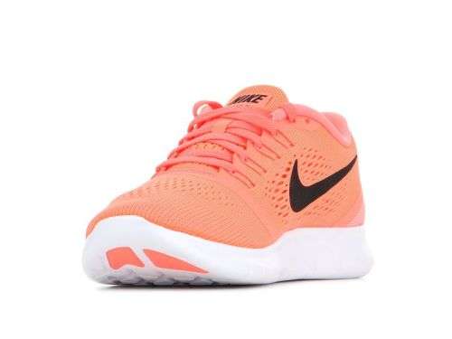 Original Women's Nike FREE RN BRIGHT MANGO/ BLACK SUNSET 831509 802 Size UK 5.5 (SA 5.5)