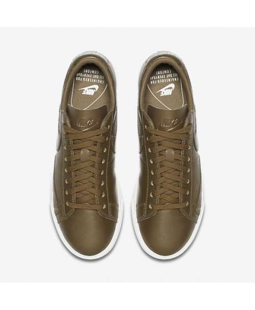 Original Womens NIKE Blazer LOW LE (latest) METALLIC FIELD AA3961 900 Size UK 5 (SA 5)