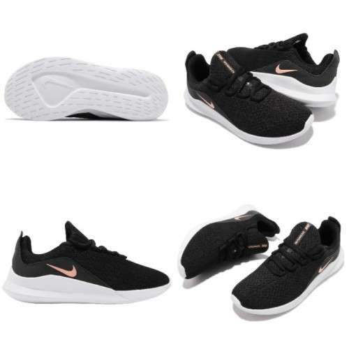 Original Womens NIKE Viale AA2185 005 (LATEST) BLACK ORANGE PULSE Size UK 4.5/ 5.5 (SA 4.5 /5.6)