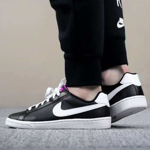 Original Women's NIKE Sportswear Court Majestic Black /White FUCHSIA 454256 017 UK 6 (SA 6)