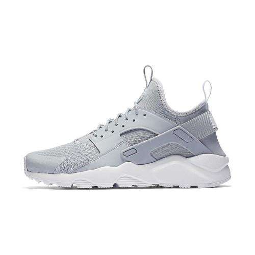 Original Mens Nike AIR HUARACHE RUN ULTRA 819685 007 Wolf Grey/Pale Grey Size UK 8/ 9 (SA 8/9)
