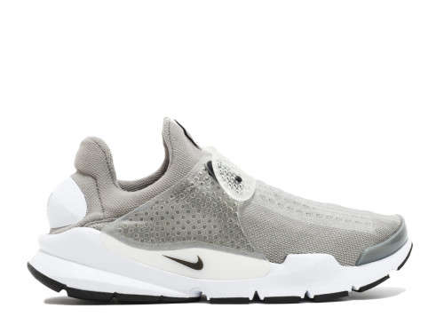 Original Mens NIKE SOCK DART Medium Grey/ Black- White 819686 002 UK Size 9 (SA 9)