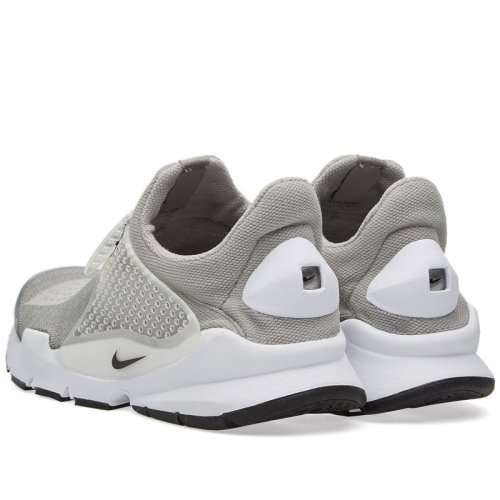 Original Mens NIKE SOCK DART Medium Grey/ Black- White 819686 002 UK Size 9 (SA 9)