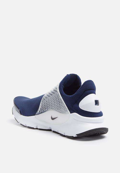 Original Women's NIKE SOCK DART Midnight Navy/ Black- White 848475 401 Size UK 5.5 (SA 5.5)