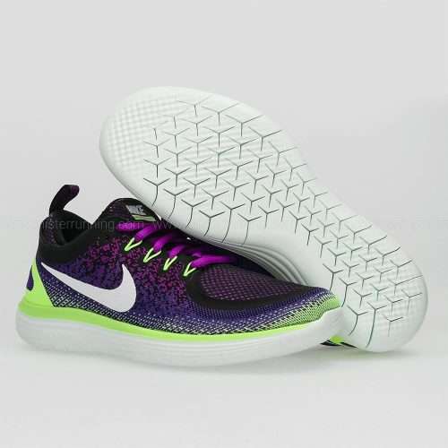 Original Women's Nike FREE RN DISTANCE 2 Hyper Violet/ Iris 863776 501 Size UK 5 (SA 5)