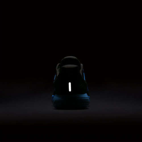 Original Mens Nike LUNARGLIDE 8 Black/ Metallic/ Royal Blue 843725 004 Size UK 12 (SA 12)