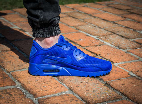 Original Mens NIKE Air Max 90 ULTRA BR Racer Blue 725222 402 Size UK 10 (SA 10)