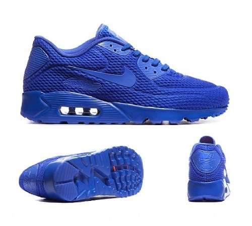 Original Mens NIKE Air Max 90 ULTRA BR Racer Blue 725222 402 Size UK 10 (SA 10)