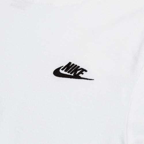 Original Mens NIKE Futura T-shirt In White 827021 100 Size Large